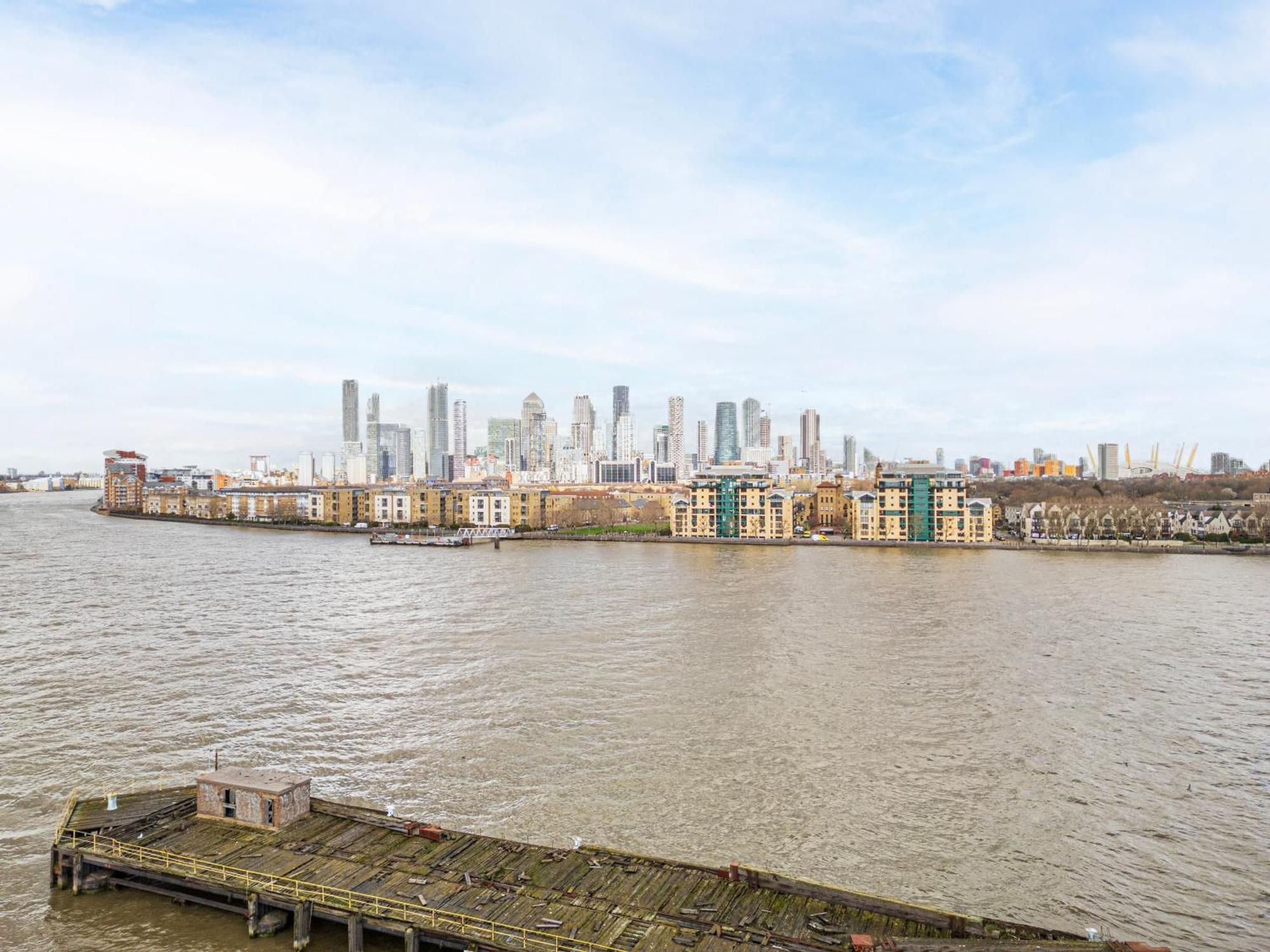 The View Greenwich - Luxury River Thames Apartment London Bagian luar foto